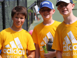 Tennis Camp boys
