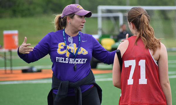 Field Hockey Coach at a Top of the Class Event